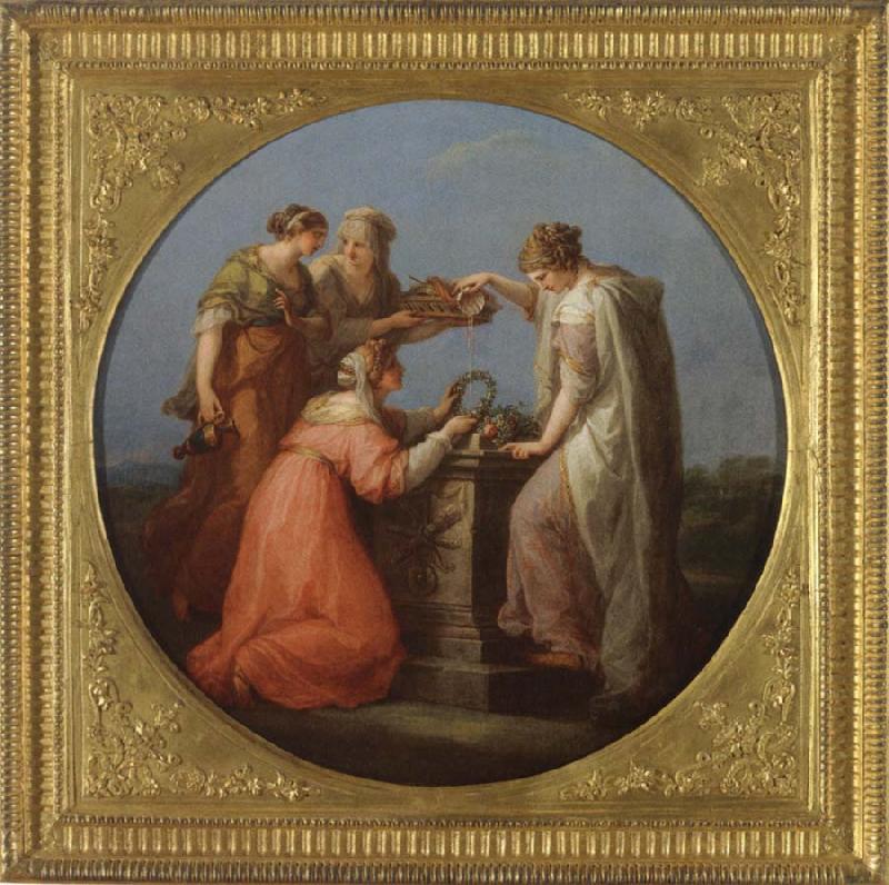 Ein Opfer an die Liebe, Angelica Kauffmann